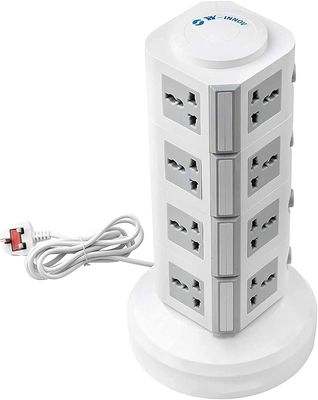 4-Layer Tower Extension Socket 2.5m  موزع عامودي 4 فتحات