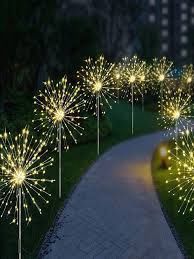 W/W60led, Solar Lights fireworks إضاءة 60ليد وورم لايت زينة طتقة شمسية