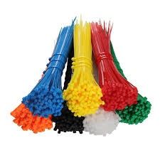Multicolor Cable Ties Set - 100mm (1200 pcs) - مجموعة أربطة كابلات متعددة الألوان - 100 مم - (1200 قطعة)