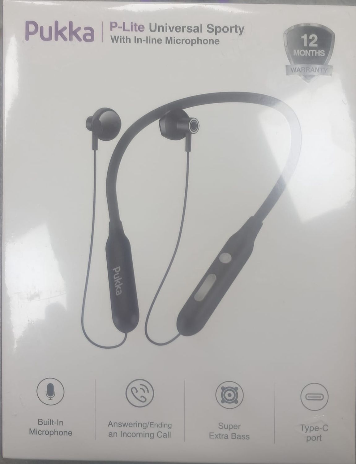 Wireless Earphones with Inline  microphone سماعات مع ميكروفون