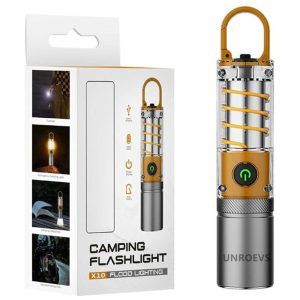 Camping Flashlight X10 Flood Lighting كشاف التخييم  بإضاءة عالية