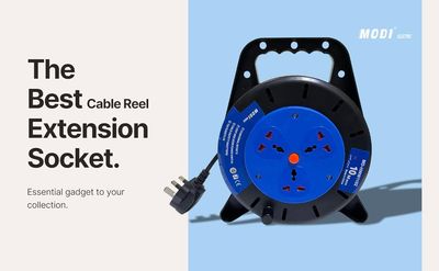 10M Cable Reel Extension موزع طاقة 10 متر