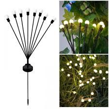 10 Led Lights Solar Lawn Lamp W/W إضاءة 10ليد للحدائق طاقة شمسية