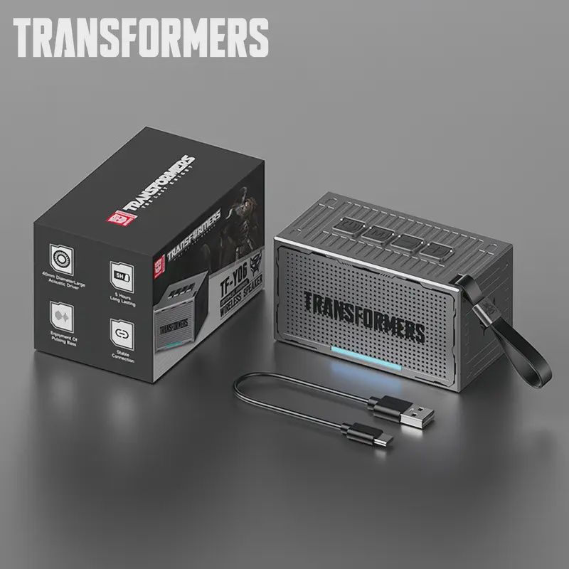 TRANSFORMERS Portable Wireless Speaker سماعات شحن صغيرة ترانزفورمرز