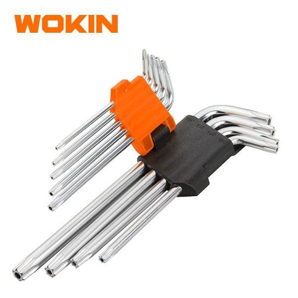 9PCS TORX Long Arm Hex Key Set طقم مفاتيح هيكس