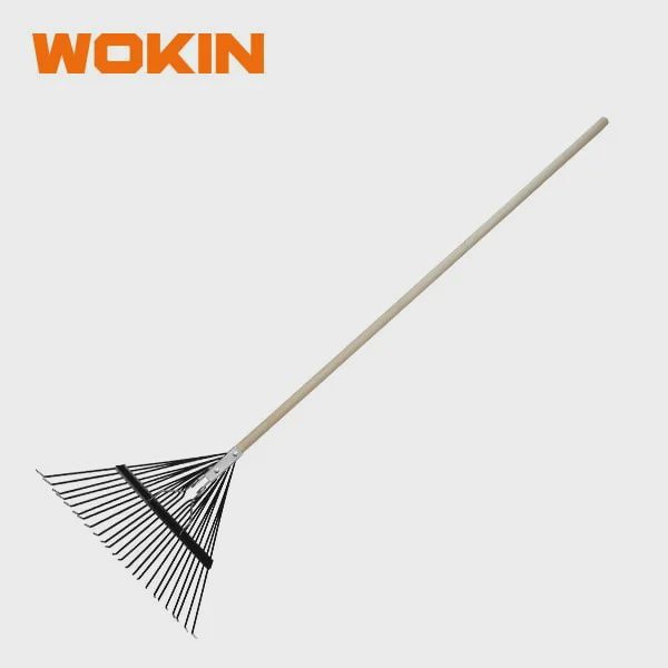 FLEXIBLE METAL LAWN RAKE مشط معدني مرن للحديقة