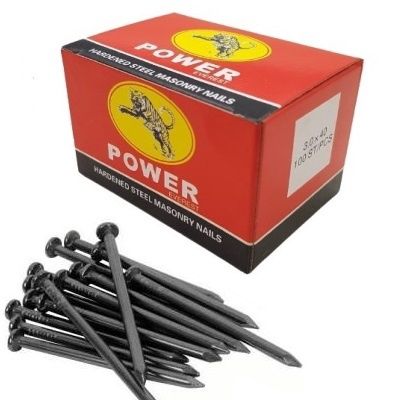 Black Steel Nails مسامير فولاذية