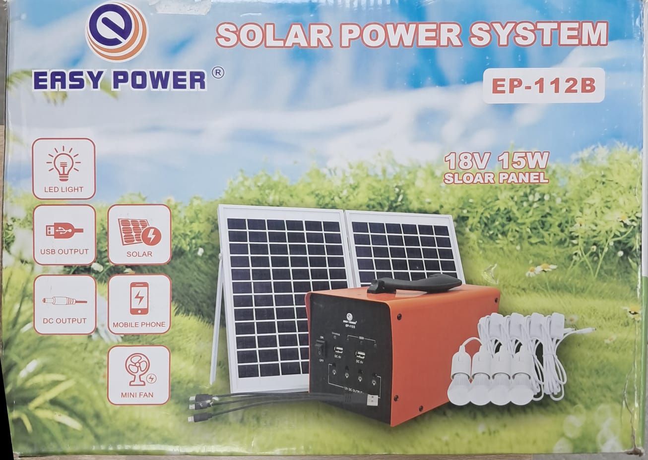 Power Solar Power System نظام توليد الطاقة الشمسية