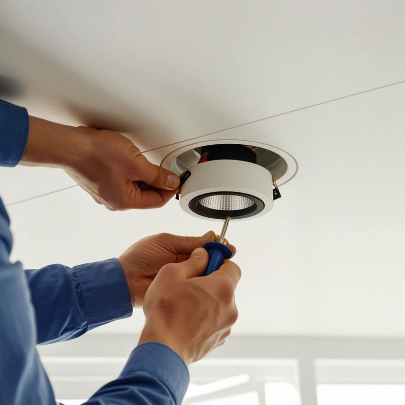 New lightning point installation  تمديد نقطة إنارة