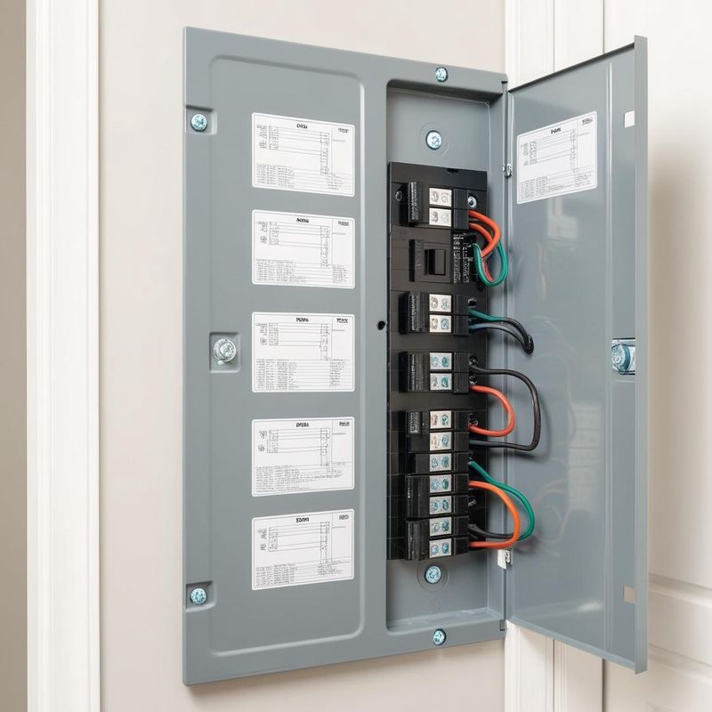 Main circuit breaker installation تركيب قاطع الدائرة الرئيسي