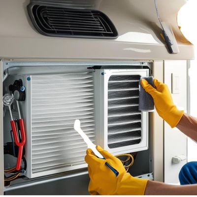 Basic Split AC maintenance صيانة أساسية وحدة تكييف