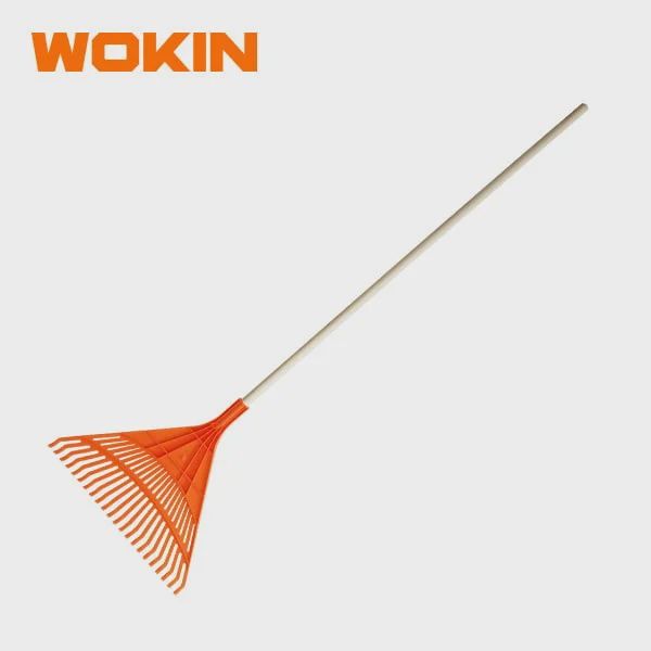 22 teeth Plastic Leaf Rake رأس أداة تنظيف العشب