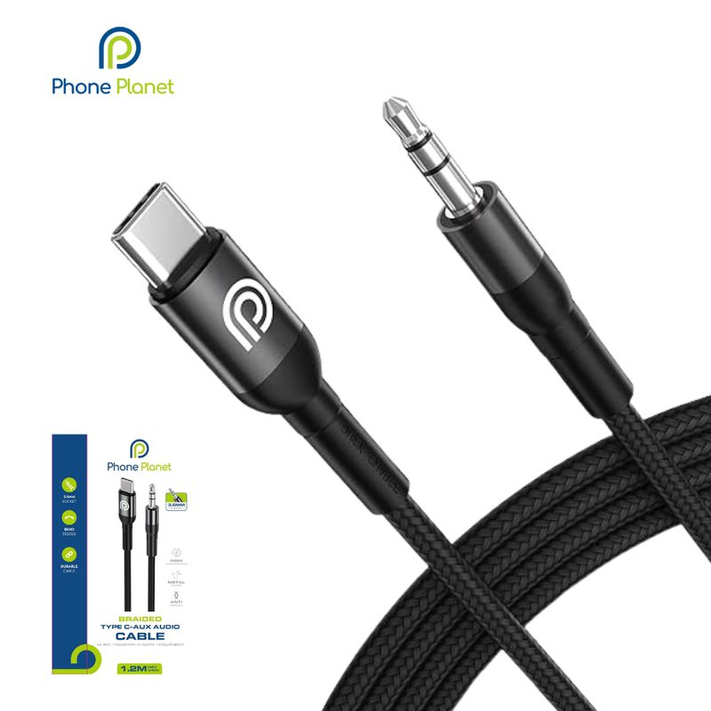 Type-C to 3.5mm Cable AUX كابل تايب سي إلى