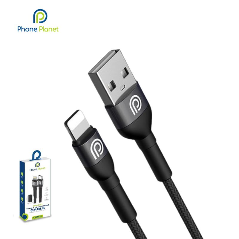 USB-A to Lightning Cable شاحن  لايتننغ