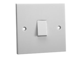 1 Gang 1 Way Light Switch مفتاح إضاءة 10 أمبير