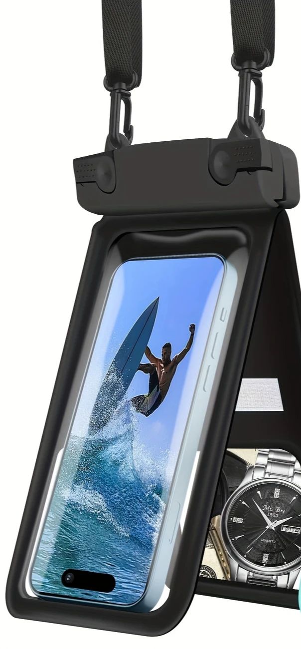 Floating Phone Case حقيبة الهاتف العائمة, Colour: Black