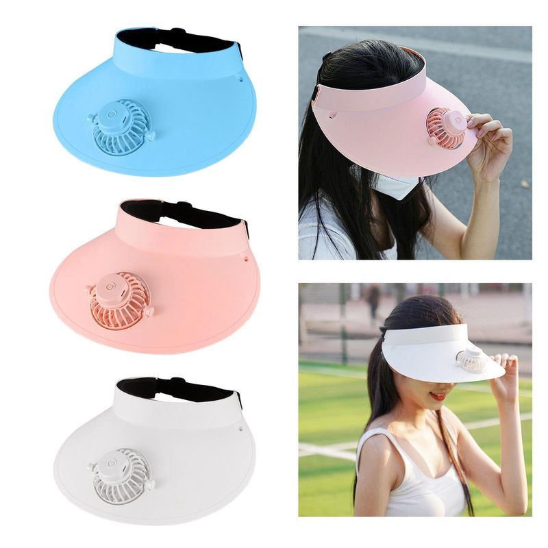 Cooling Fan Cap  قبعة بتبريد مروحة