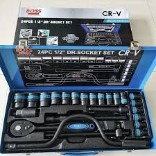 24 Pcs 1/2&#39;&#39; Dr. Socket Set مجموعة مقابس