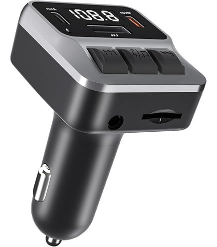 Universal Bluetooth -car FM transmitter جهاز إرسال للسيارة بتقنية بلوتوث