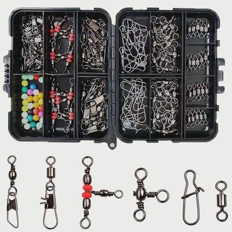 140pcs Fishing Tackle Kit مجموعة أدوات الصيد - 1