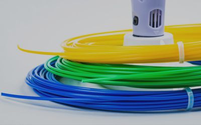 Coil of copper electrical wire or flexible cable for wiring