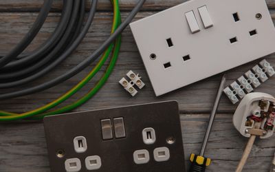 Triple wall socket or multi-plug extension for home use