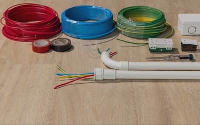 performing custom electrical wiring using conduits and cables at the job site following on-site inspection