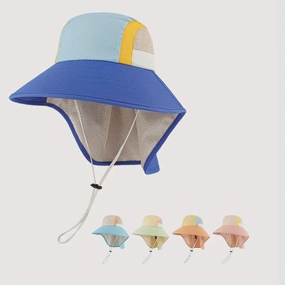 Sun Hat with Neck Flap قبعة للأطفال