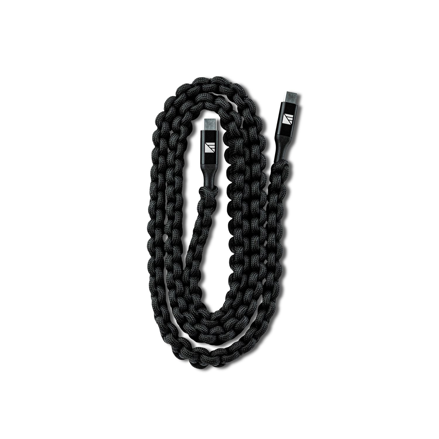 Dark Energy USB‑C Paracord Cable – كيبل باراكورد المدرّع, Colour: Black