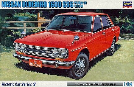 &#39;69 Nissan Bluebird 1600SSS Plastic Model Kit