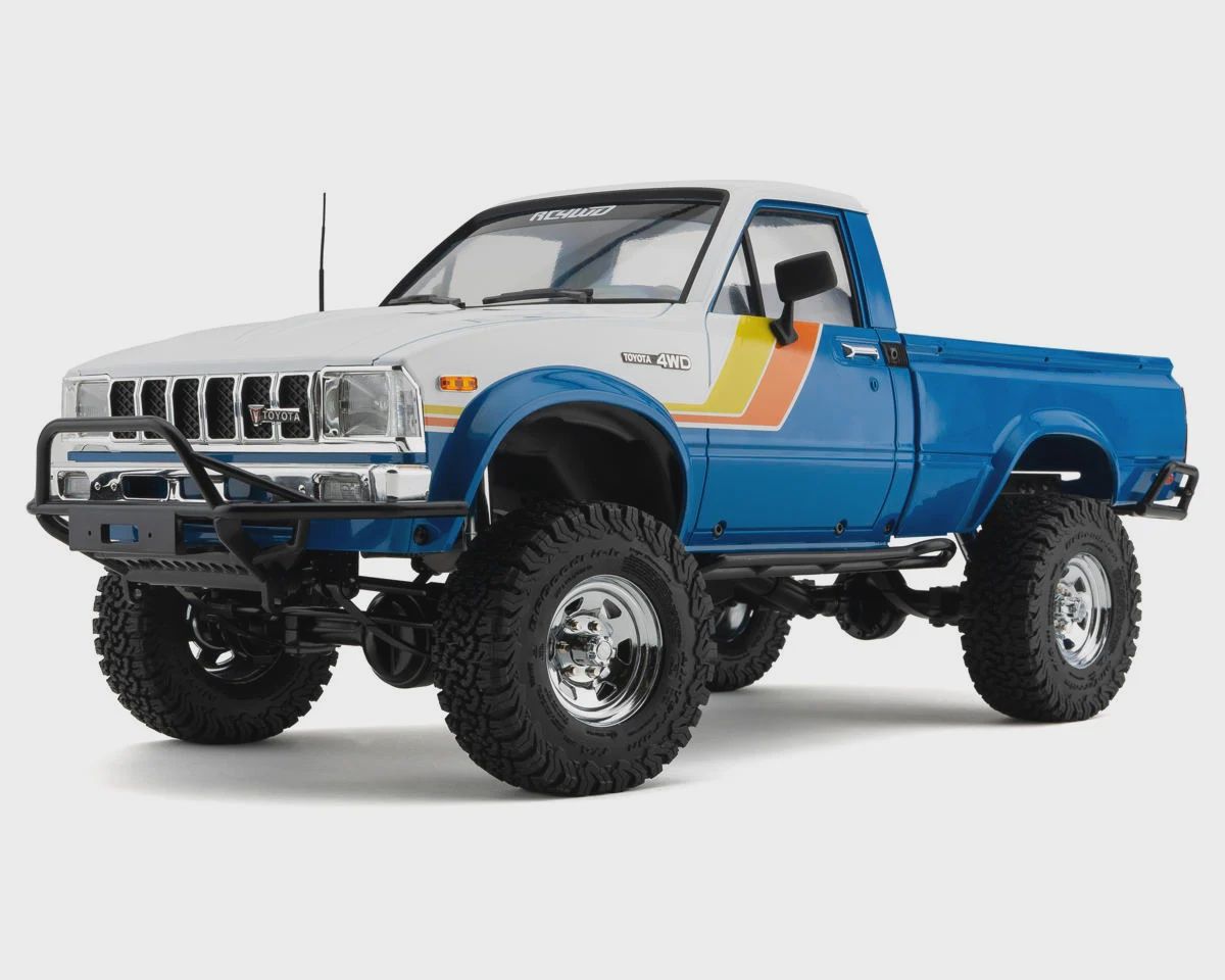 Trail Finder 2 1/10 RTR 4WD Electric Trail Truck &amp; Transmitter, Style: 1982 Toyota Blue