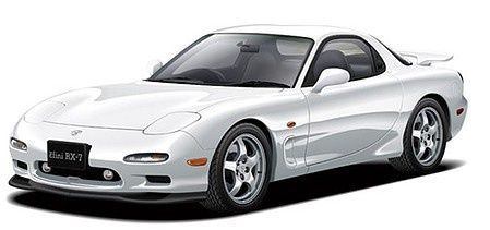 1996 Mazda FD3S RX7 2-Door Car Plastic Model Kit