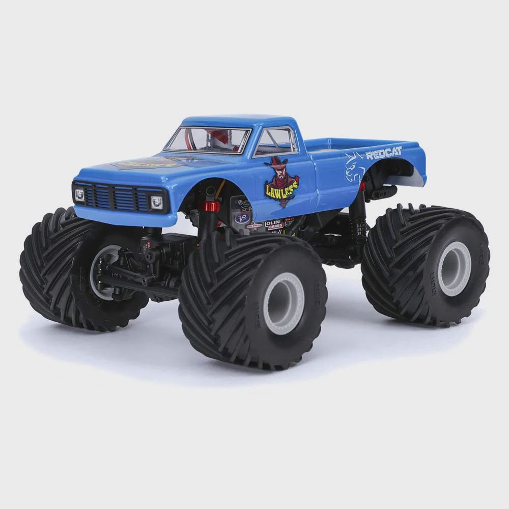 MT-18 Brushed Electric RTR Monster Truck, Colour: Blue - Lawless