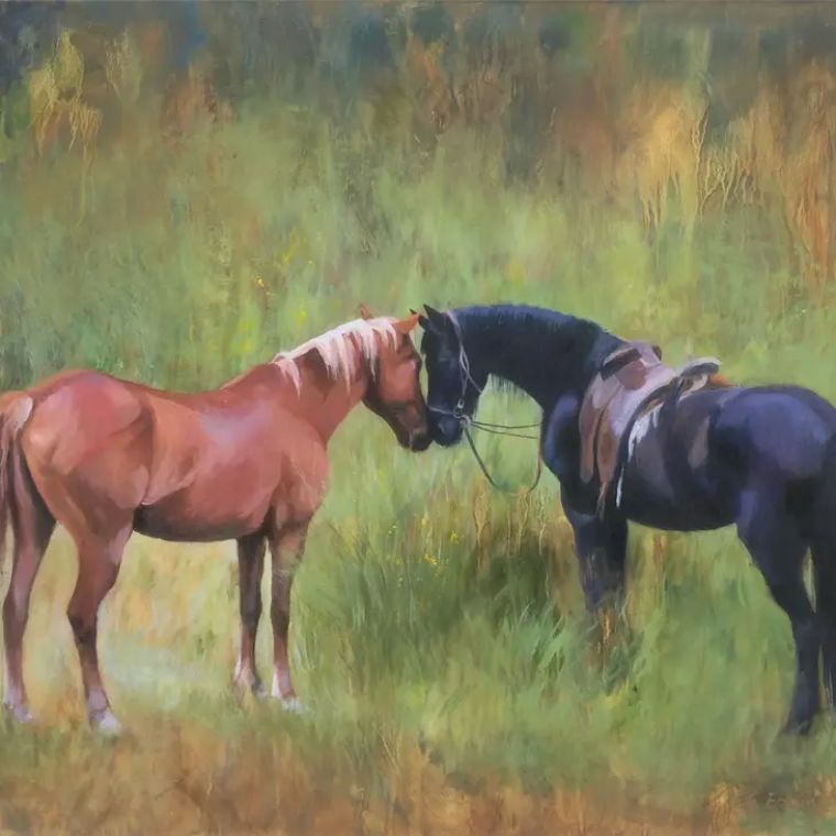 The Meeting Gill Erskine Hill Jigsaw Puzzle