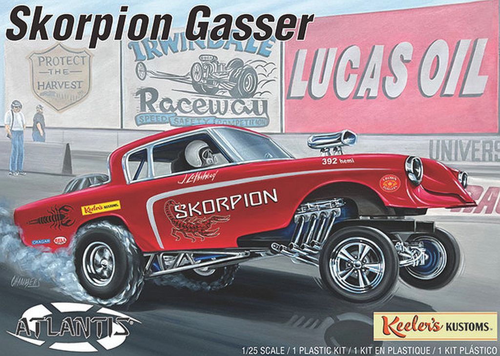 Keelers Kustoms Skorpion Gasser Plastic Model Kit
