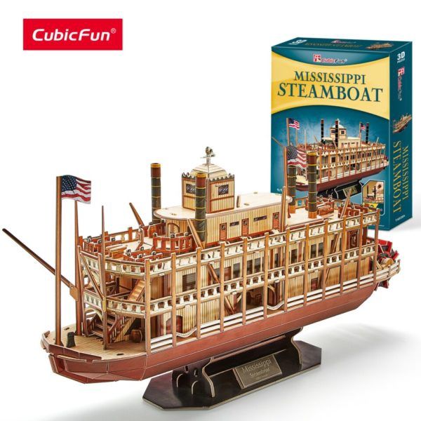 Mississippi Steamboat 3D Puzzle