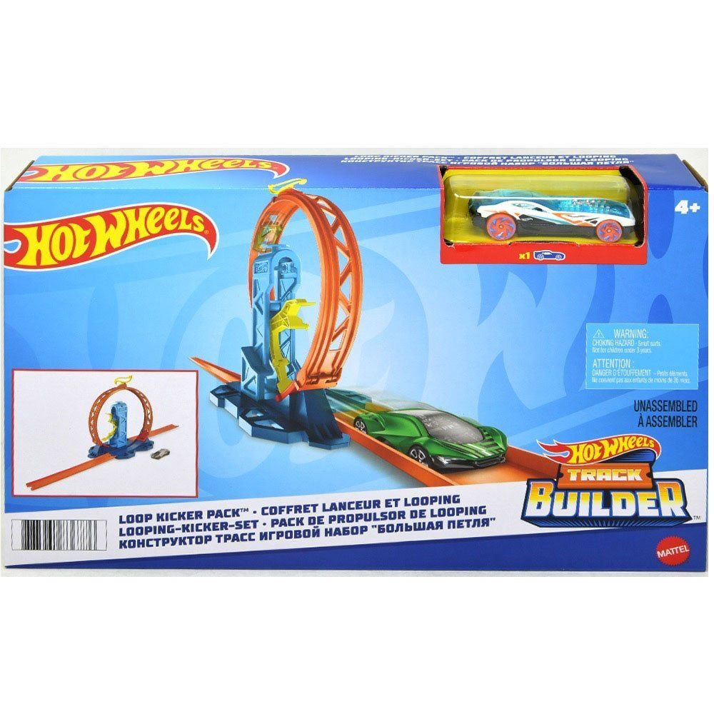 Hot Wheels Track Builder Stunt Spinning Loop