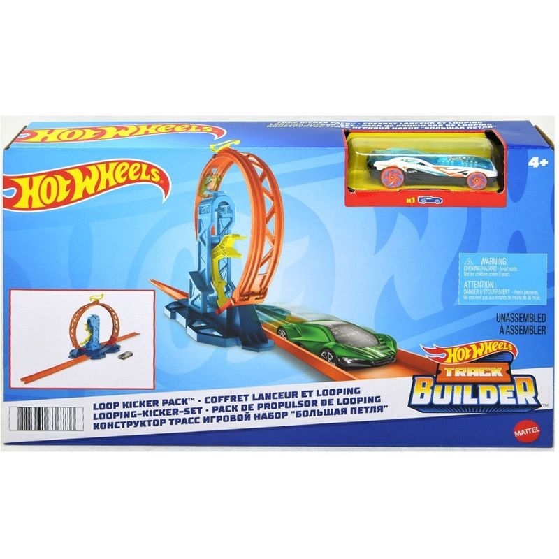 Hot Wheels Track Builder Stunt Spinning Loop