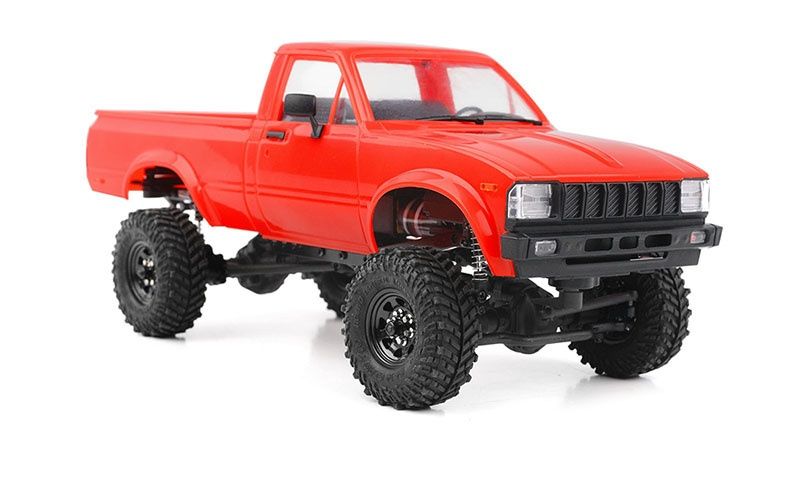 Trail Finder 2 RTR W/ Mojave II Hard Body Set 1/24, Colour: Red