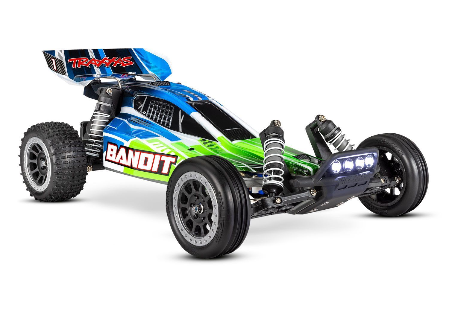 Bandit with LED Lights, Colour: Green