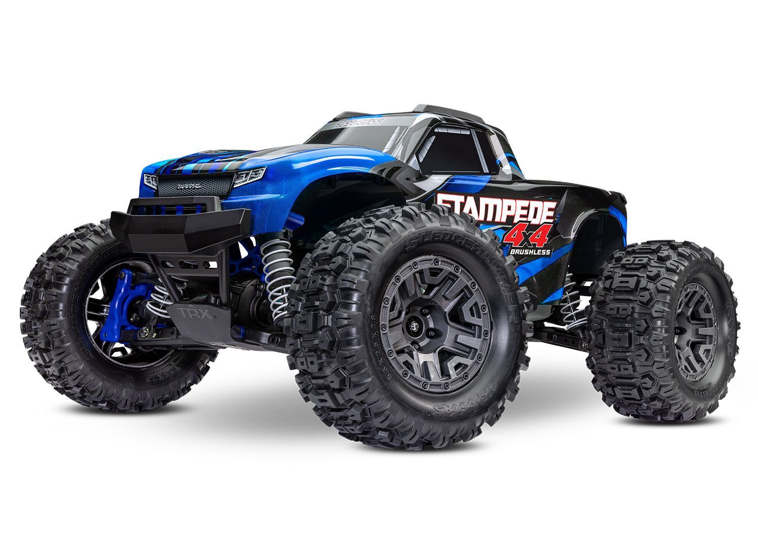 Stampede 4x4 BL-2s 1/10 RC Monster Truck, Colour: Blue