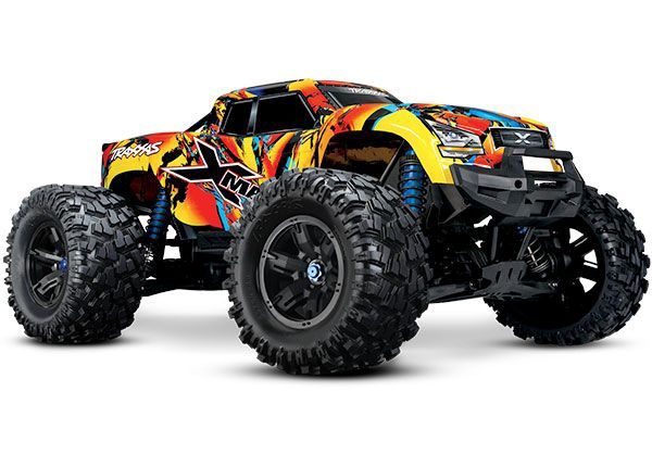 X-Maxx with 8SC ESC RC Truck, Colour: Solar Flare