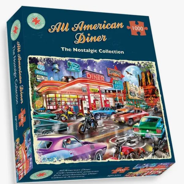 All American Diner Jigsaw Puzzle