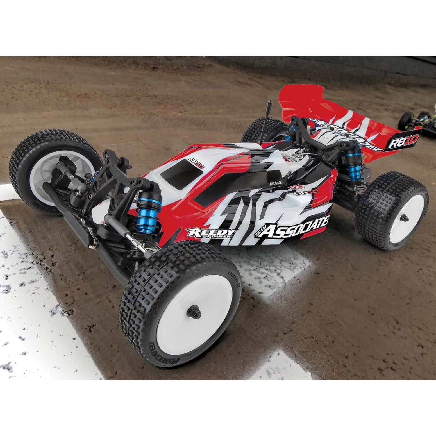 Team Associated RB10 RTR 1/10 Electric 2WD Brushless Buggy (Red) w/2.4GHz Radio &amp; DVC