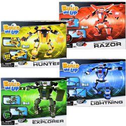 Build Me Up Robot Block Set 3-in-1