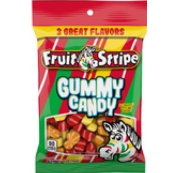 Fruit Stripe Gummy Candy