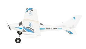 Global Hawk RC Trainer Airplane w/Floats, Colour: Blue