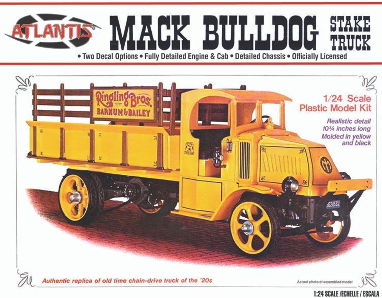 1926 Mack Bulldog Stake Truck Plastic Model Kit