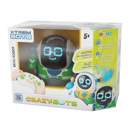 Crazy Bots, Style: Rock - Green/Blue