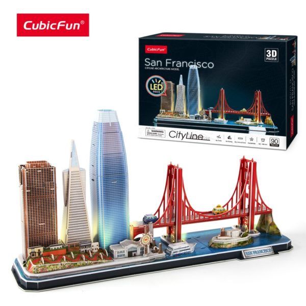 San Francisco Cityline 3D Puzzle